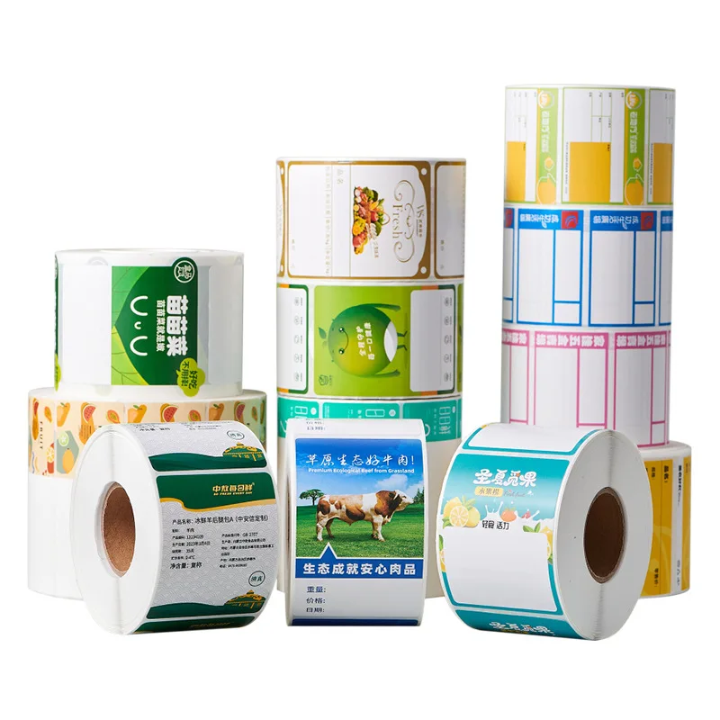 AW3209 Fasson Coated Paper/AP104 Label Jumbo Roll With 60g White Glassine Liner (Back Printing)
