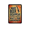Je fais disparaître la bière