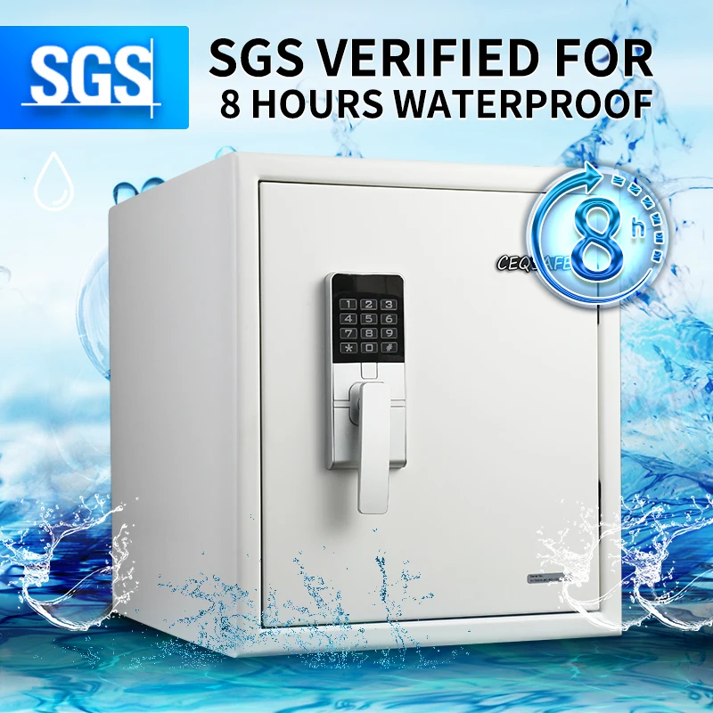 CEASAFE Waterproof Cabinet Safe Box with Digital Electronic Lock for Home Safety Hotel Use Features Cash Money Storage details