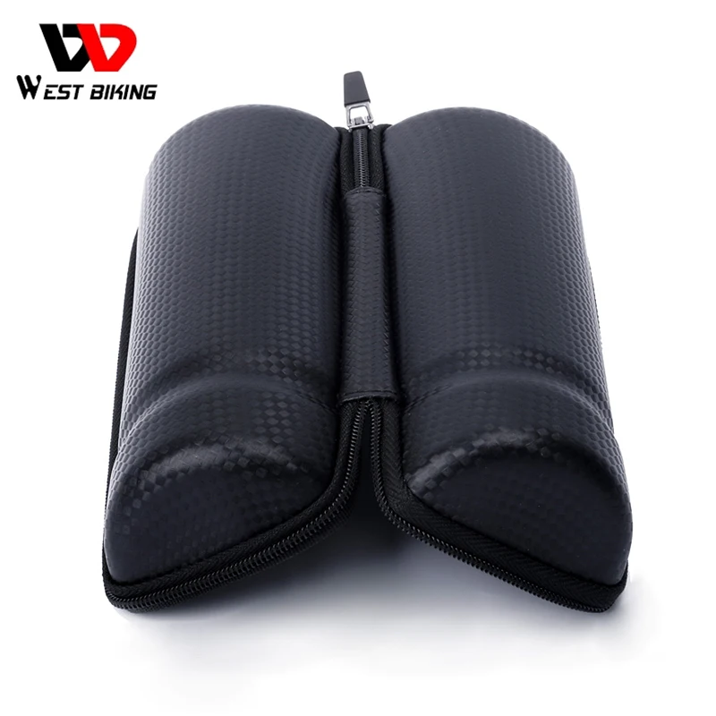 WEST BIKING Kit Attrezzi Riparazione Bici – Chiave Cricchetto, Pompa, Leve E Borsa Portaoggetti
