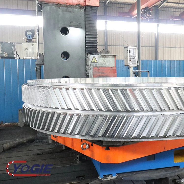 Large Module Casting Steel Rotary Kiln Heavy Duty Gear Wheel