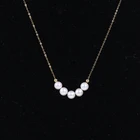 AAA white south sea Akoya pendant Pearl 18K Gold Necklace