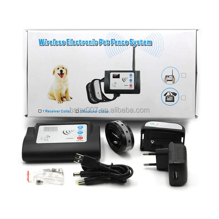 Wireless Pet Containment System Dog Fence Wireless Dog Boundary Collar
