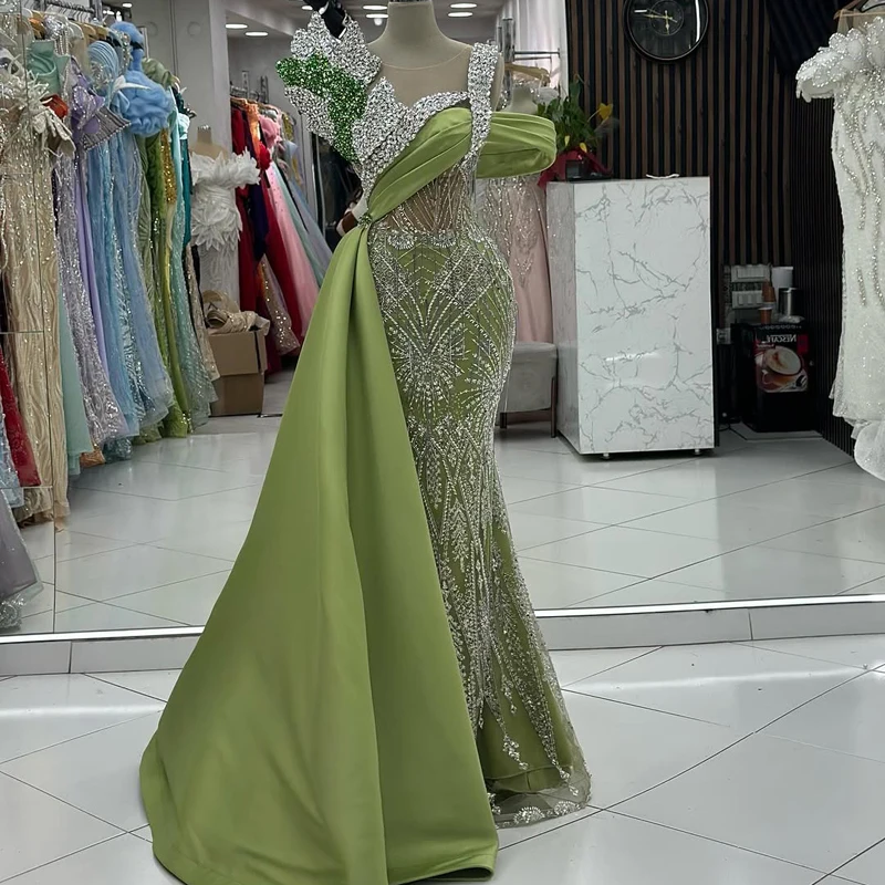 Tunisian Royalty Designer Wedding Gown for Women Party Dresses