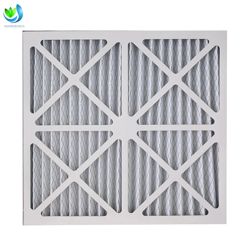 product havc air filter merv8 cardboard filter merv13 industrial g3 g4 pre air filter 24x24x2-1