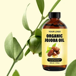 Customizable Cold Pressed Jojoba Seed Essential Oil Sensitive Skin Moisturizing Repair Antioxidant Firming Body Massage Calming