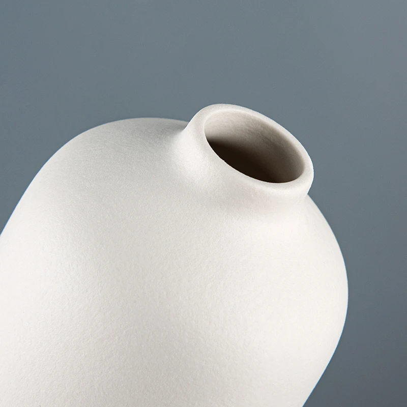 DECORPIA Vaso per erba della pampa | Vaso da fiori in ceramica | Vasi per fiori per la decorazione della casa, decorazione della fattoria, decorazione da scrivania, decorazione moderna, decorazione
