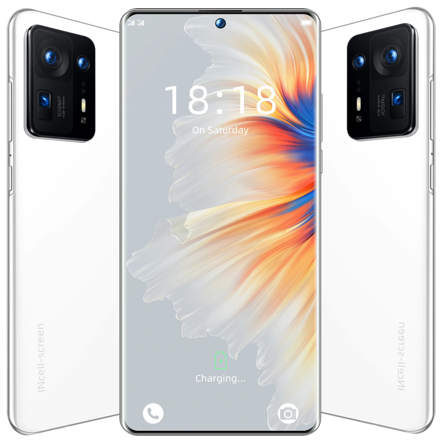 Горячая распродажа! MIX4 16 ГБ + 1 ТБ 7,3 дюймов полный экран Android 12,0 мобильный сотовый смартфон 7300 мАч уход за кожей лица разблокировки мобильного телефона