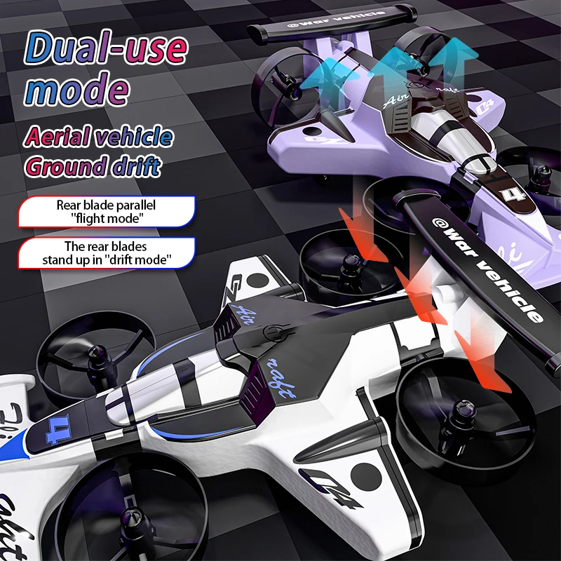 2 In1 ドローン空陸両用飛行車 2.4 グラムデュアルモードレーシング