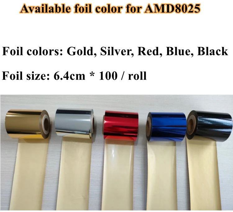 Amydor 8025 Amd8025 Digital Gold Foil Printing Machine / Hot Foil