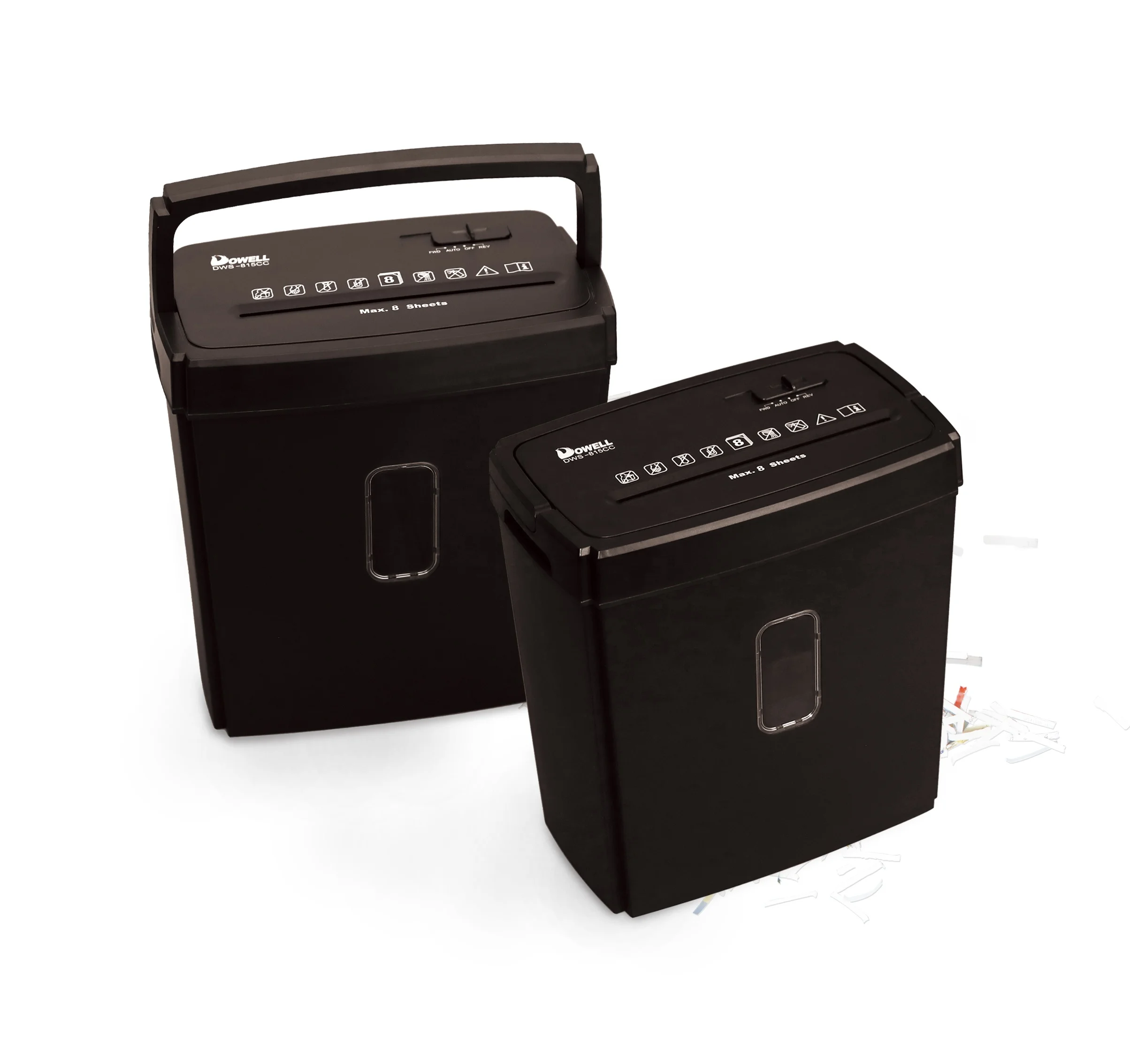 5 Sheets Cross Cut 4x35mm Paper Shredder Machine Continous Shredding 5mins Office