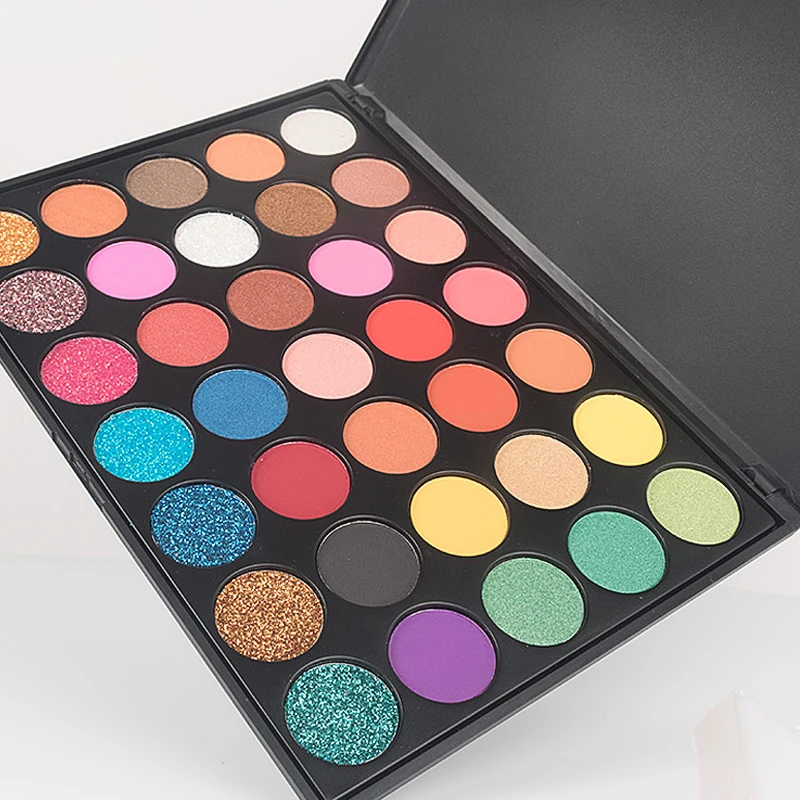 Lidschatten-Palette Mit 4 Farben – Hochpigmentiert, Matt & Glitzernd Für Kreative Augenlooks
