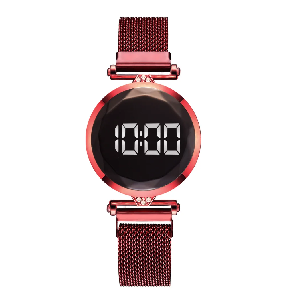 Relojes digitales de lujo para mujer, reloj Digital LED, pulsera