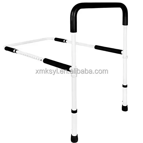 Factory wholesale bed Rail Stainless Steel Adjustable Home Bedside Armrest for Elde For Elderly