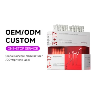 OEM Anti Aging Wrinkle Brightening Skin Care Hyaluronic Acid Vitamin C E Peptide Retinol Histone Collagen Facial Whitening Serum