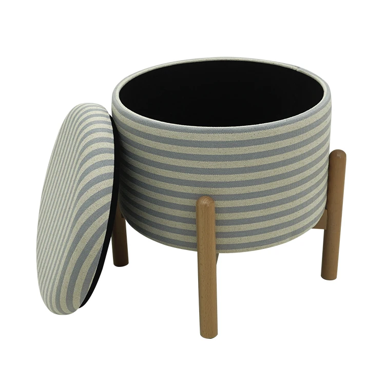 Customized Storage Ottoman Stool for Living Room Modern Inside Furniture