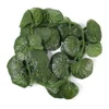 Simulated copper coin grass leaves
