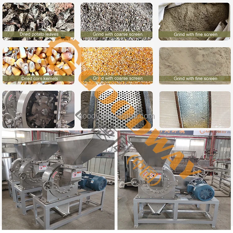 Cassava Flour Milling Machine Processing Cassava Hammer Milling Machine ...