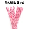 Pink White Striped NO RING
