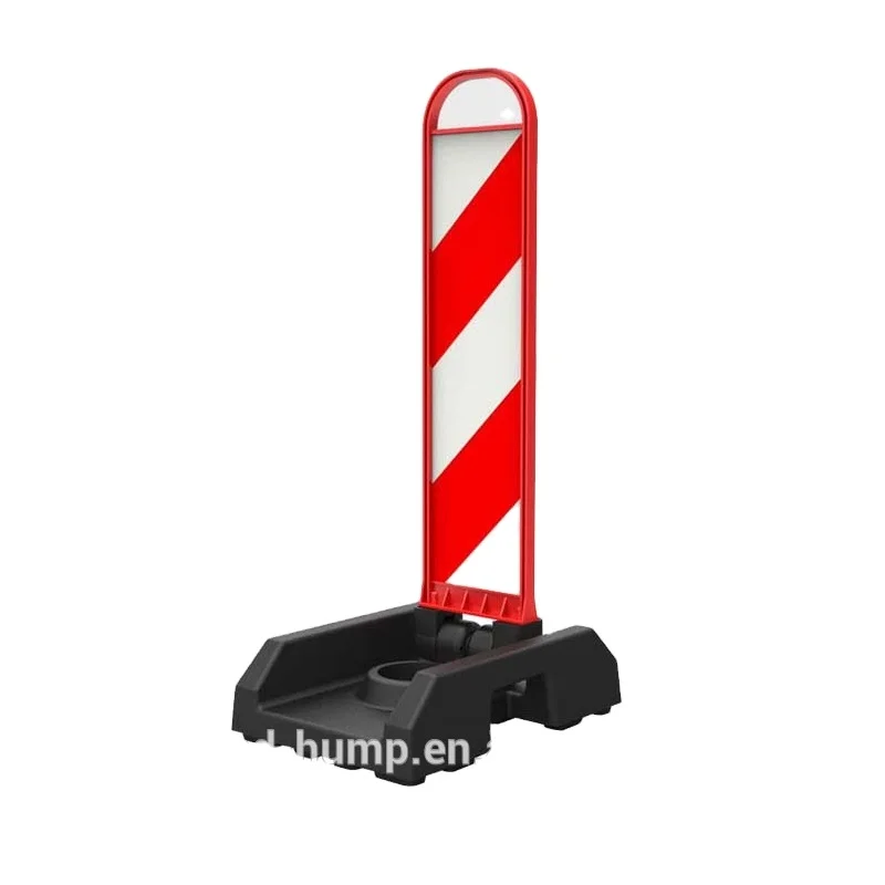 Складной дорожный разграничитель из АБС-пластика с резиновой основой