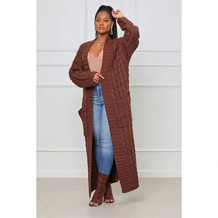 Knee Length Coat Womens Open Front Knit Sweaters Cardigan Pockets Autumn  Winter Korean Slouchy Long Fuzzy Cardigans Plain Cozy - Buy Slouchy Long  Cardigans,Open Front Midi Cardigan,Soft Maxi Sweater Cardigans Product on