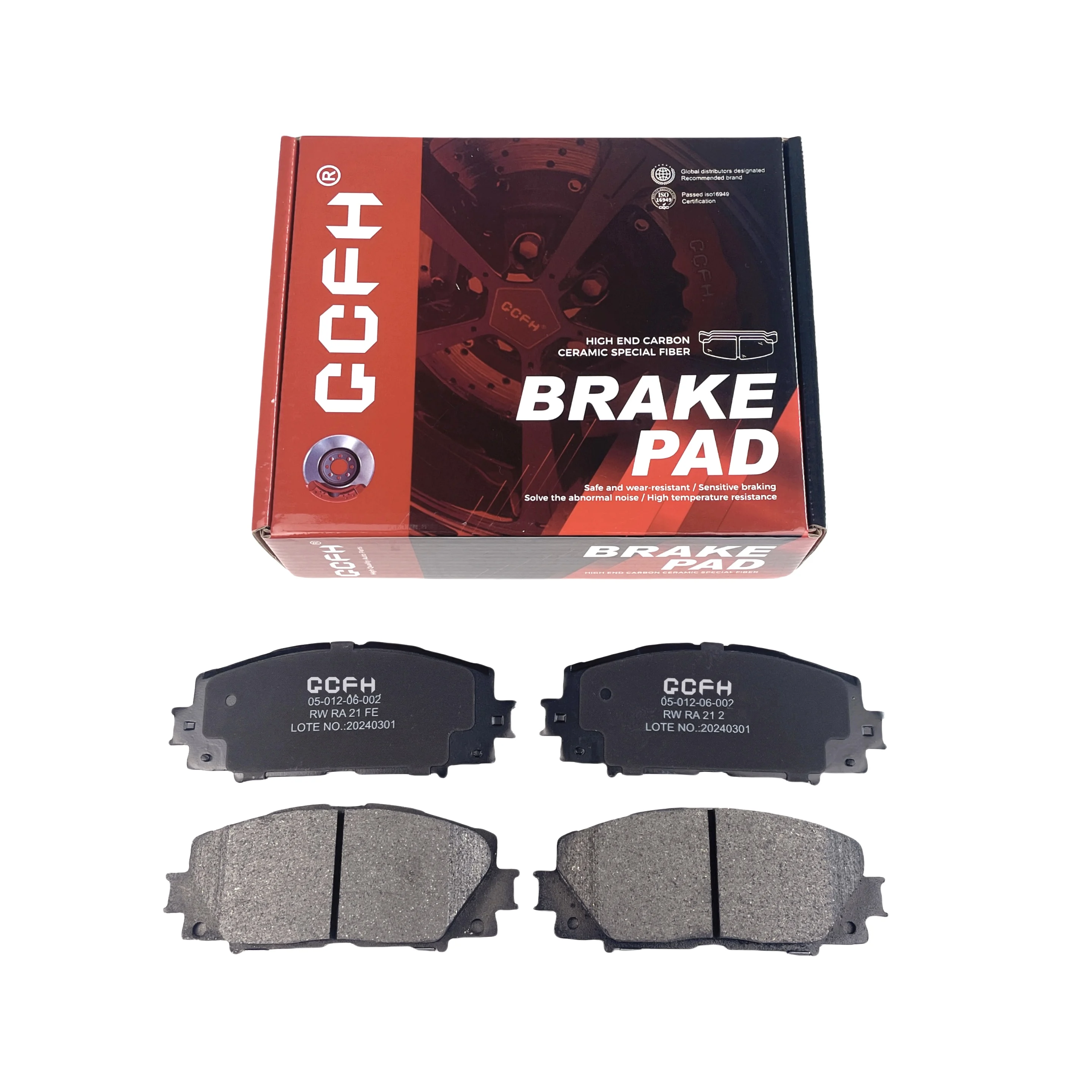 Original Quality No Noise No Dust Brake Pads