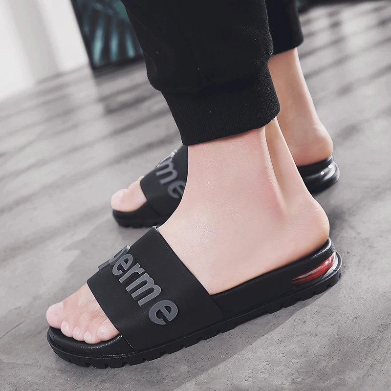 Высококачественные резиновые тапочки на воздушной подушке для улицы и дома для мужчин