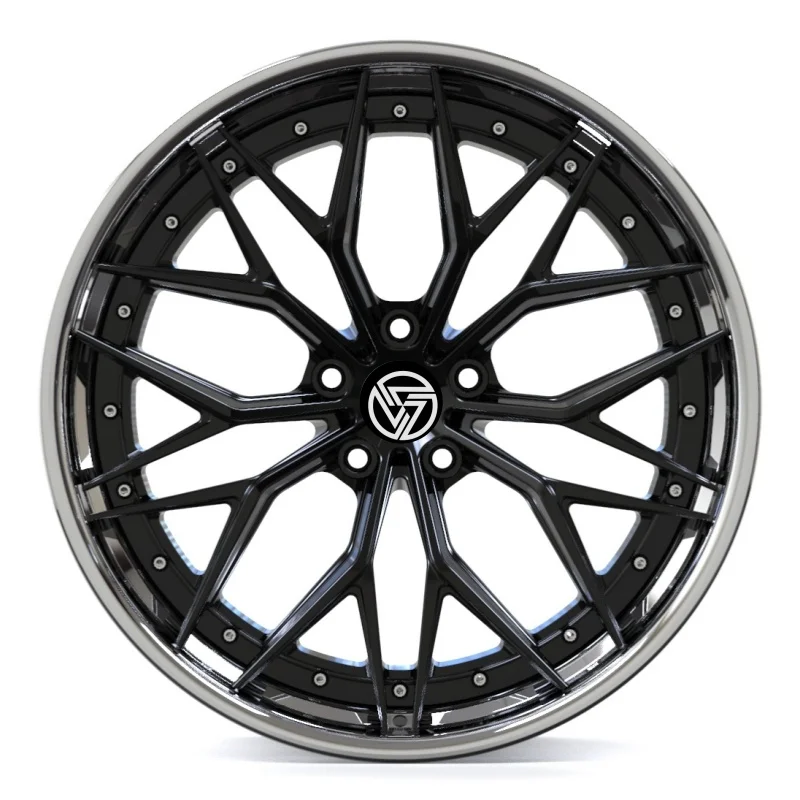 XINLAI Custom Deep Concave 5x112 8x114.3 2-Piece Racing Car Rims Wheels Aluminum Alloy Forged Wheels for BMW Audi Porsche Benz - Image 1