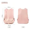 pink-high style vest apron with cloth hand wipe