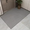 Felpudo de Terciopelo Colorido - Gris Minimalista