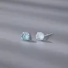 Silver 4mm Light Blue