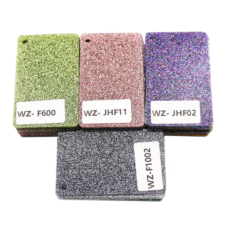 3mm Thickness Glitter Acrylic Sheet Sparkle Cast Acrylic Board with Cutting Service for Interior Decoration and Furniture DIY