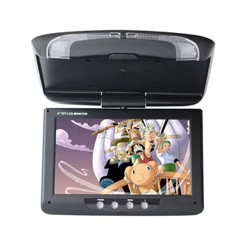 Moniteur Toit Voiture 9 Pouces TFT Rabattable CONRAL - Écran Multimédia Avec Télécommande