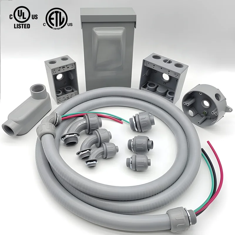 ENT to EMT PVC Adapter Transition Snap-on Coupling Nonmetallic Electrical Conduit Connectors Flexible Plastic Conduit Coupling