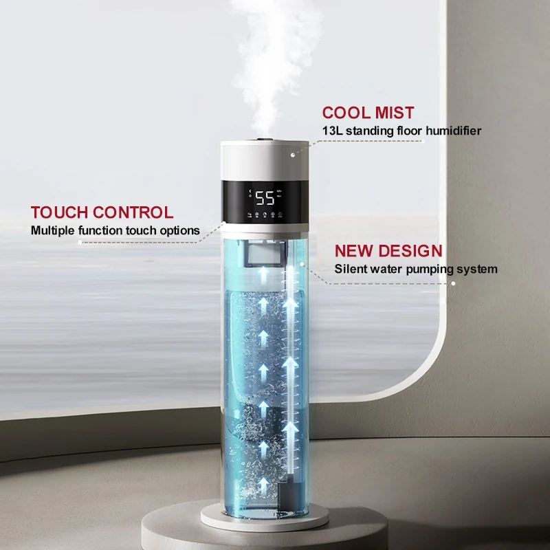 Home Smart 12Litre Large Manual Digital Ultrasonic Humidifier