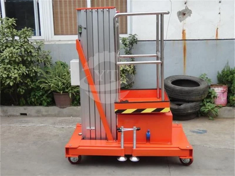 100kg 200kg Single/double Mast Ladder Lift Electric Aluminum Alloy ...