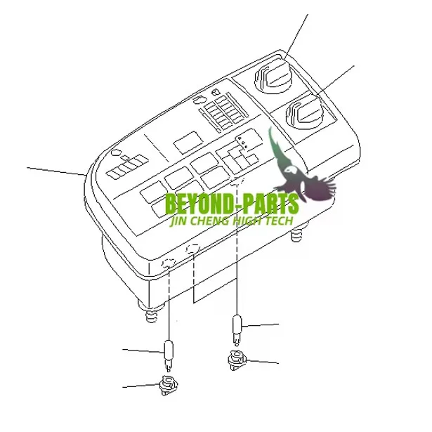 PC75UU-2 Excavator Spare Parts - Monitor Cluster Gauge