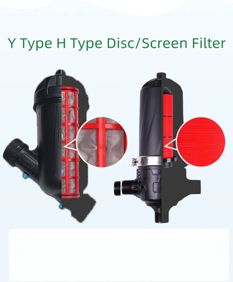 T Type 2 Inch 150 Psi Irrigation Strainer Disc Filter for Agriculture Water Filtration
