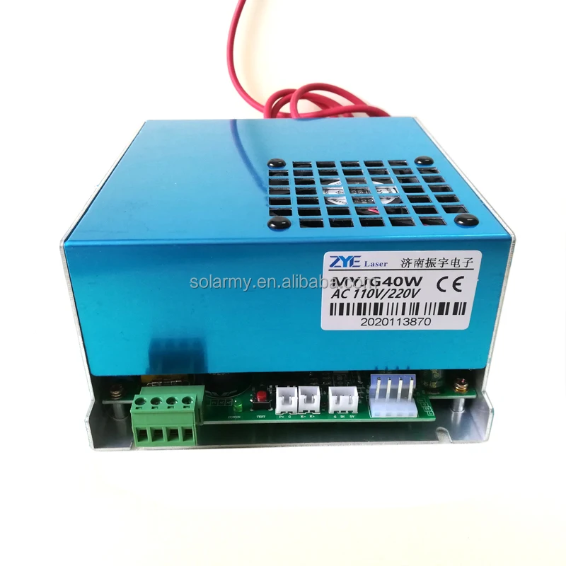 40W CO2 Laser Power Supply for Laser Engraver Cutter AC 110V mhg 