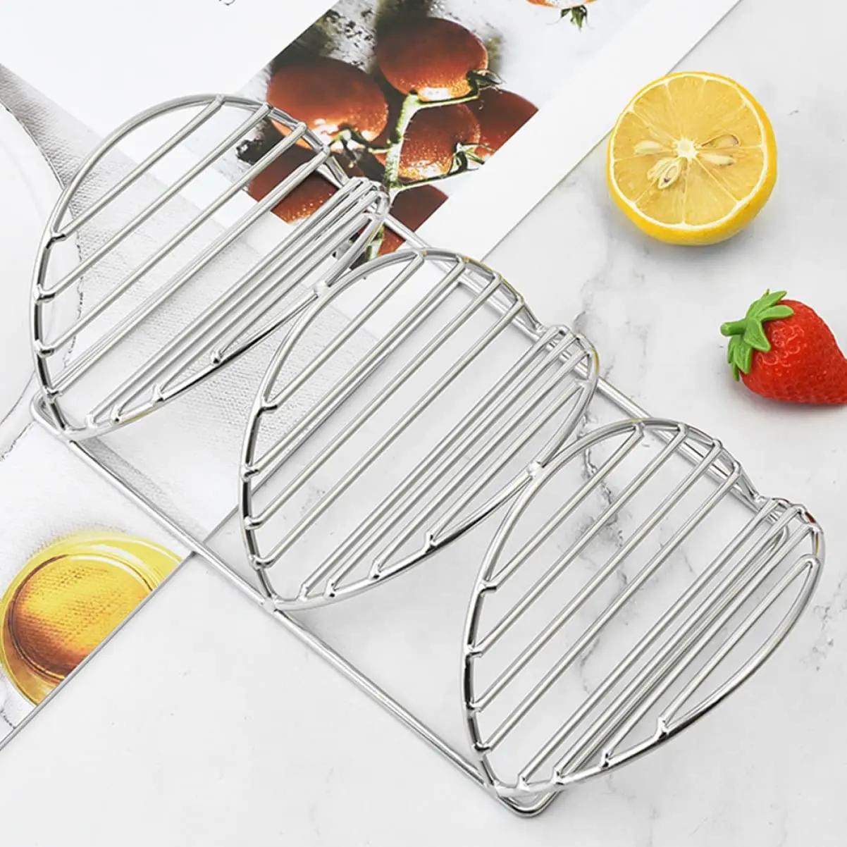 Shell Holder Taco V Shaped Stainless Steel Taco Stand Rack Tray Durable ...