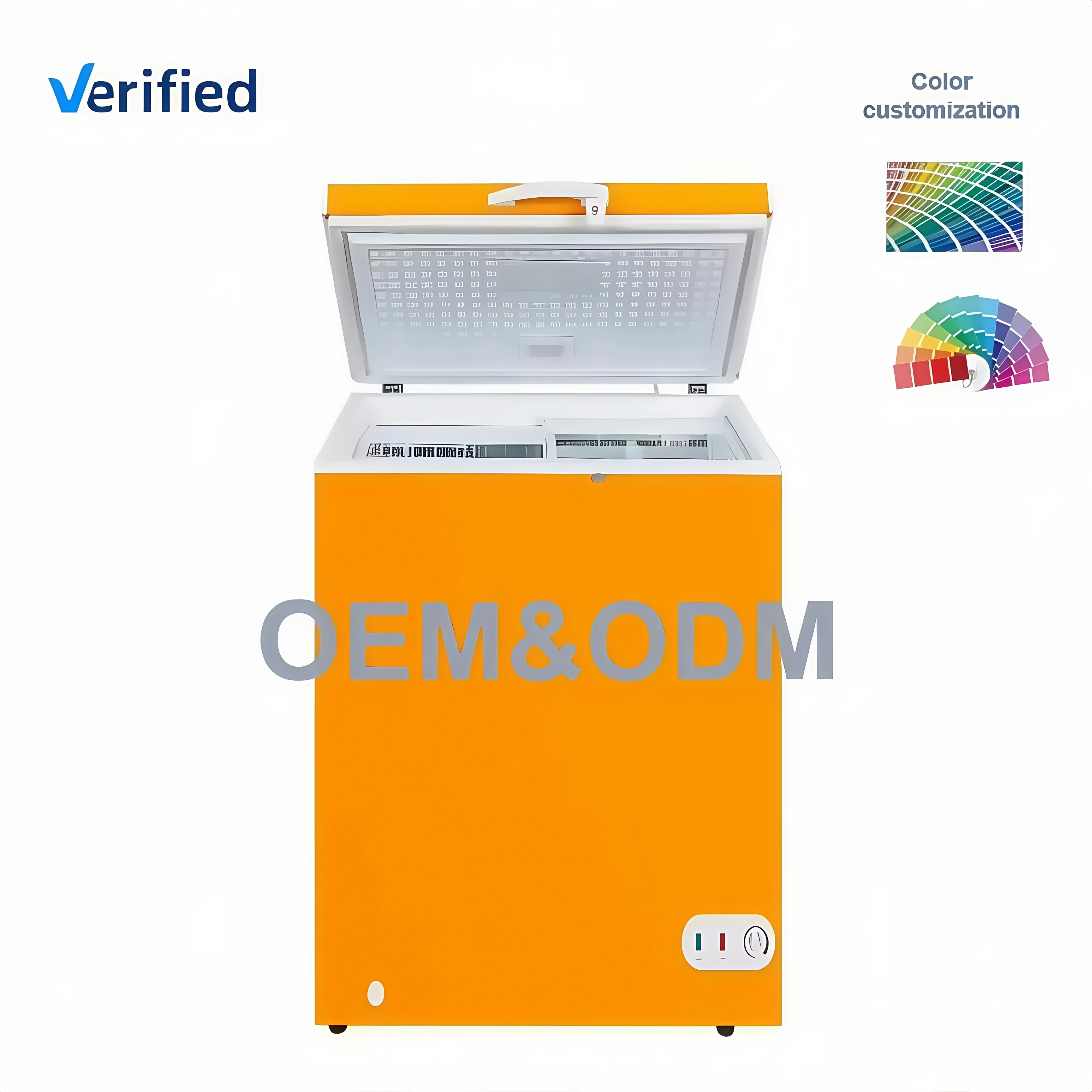 冷 Xiangming Hot Sale 85-560L Top Open Deep Congelador Chest Freezer