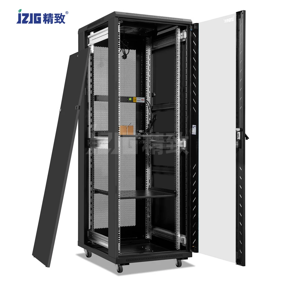 2024 New Arrival 37U Network Server Rack 19-Inch Data Center Cabinet with Cooling Fans Products in Stock