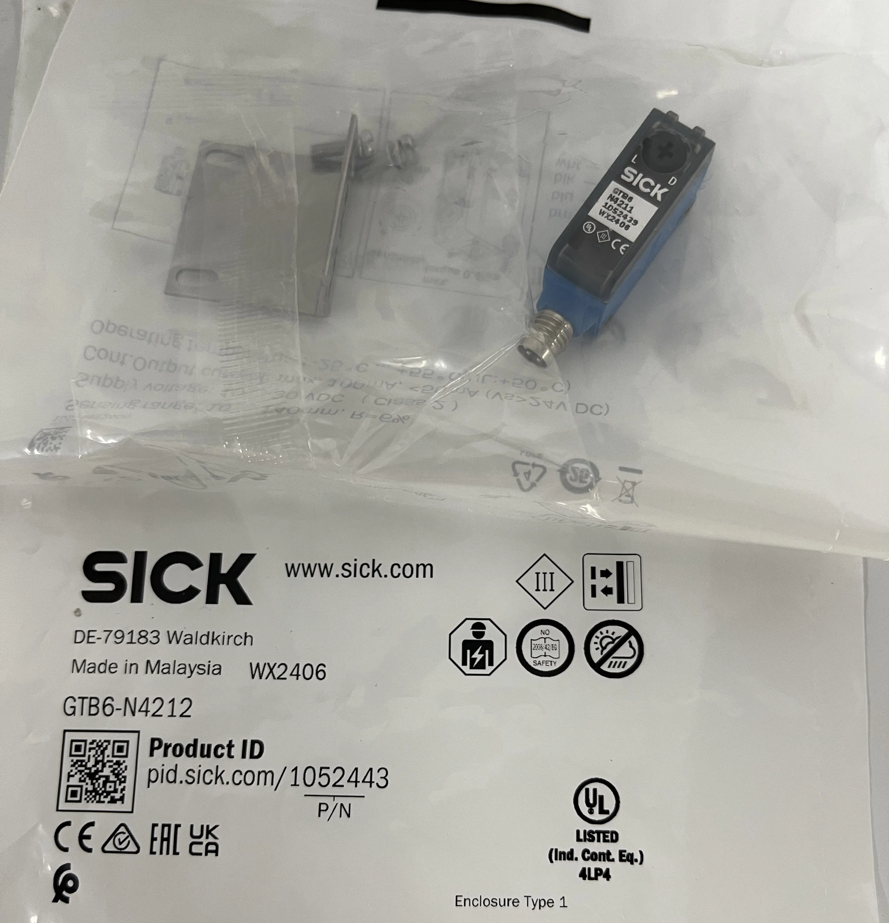 SICK Photoelectric Sensor GTB6-N4212