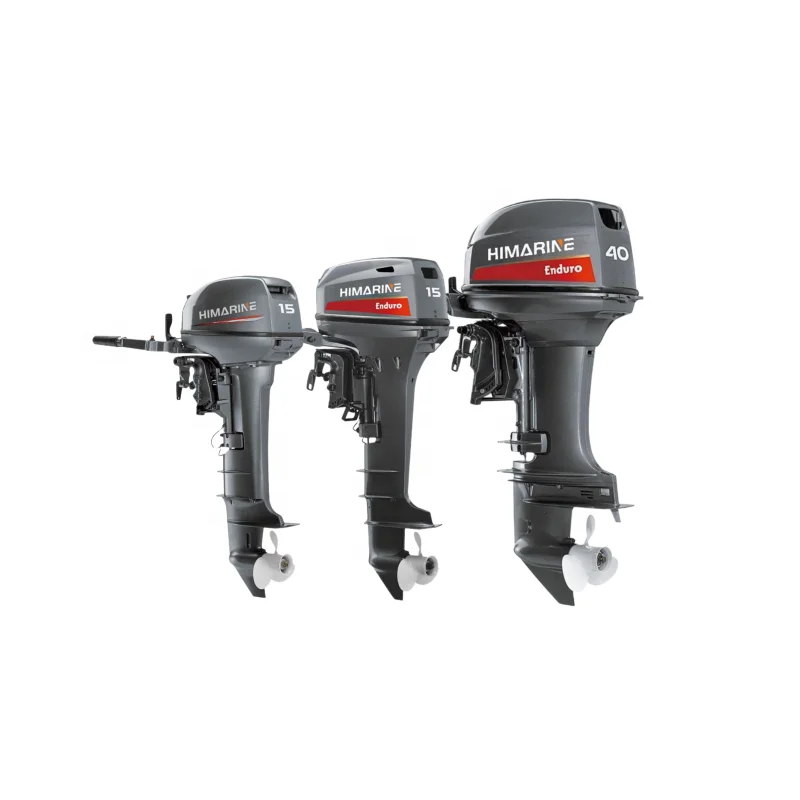 Moteur Hors-Bord 3.6 HP 2 Temps Refroidi à L'Eau – 55cc Pour Bateaux, Aquaculture Et Eau De Mer