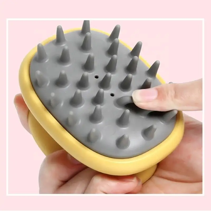 Best Selling Silicone Round Detangling Hair Brush Head Scalp Massager