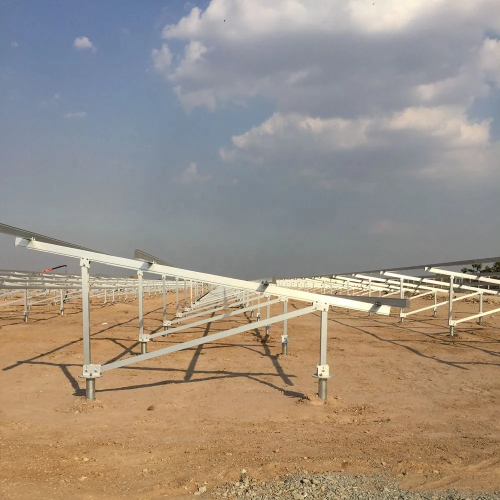 Aluminium Solar Panel Ground Mounting Frames Solar Power System Home 500KW