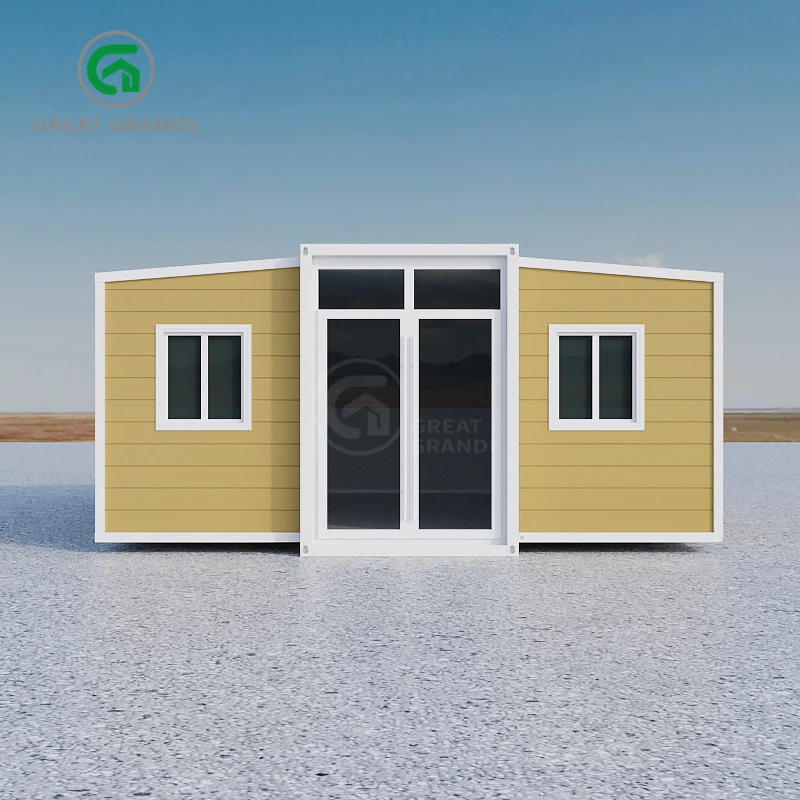 Nhà container tiền chế Modular Di động Sang trọng Thoải mái Dễ dàng Lắp đặt