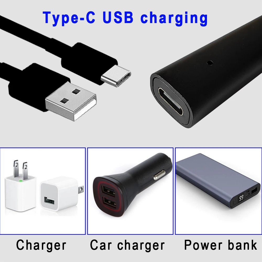Lampu Laser daya tinggi, lampu Laser merah jarak jauh, USB, dapat diisi  daya tinggi, Pointer Lazer