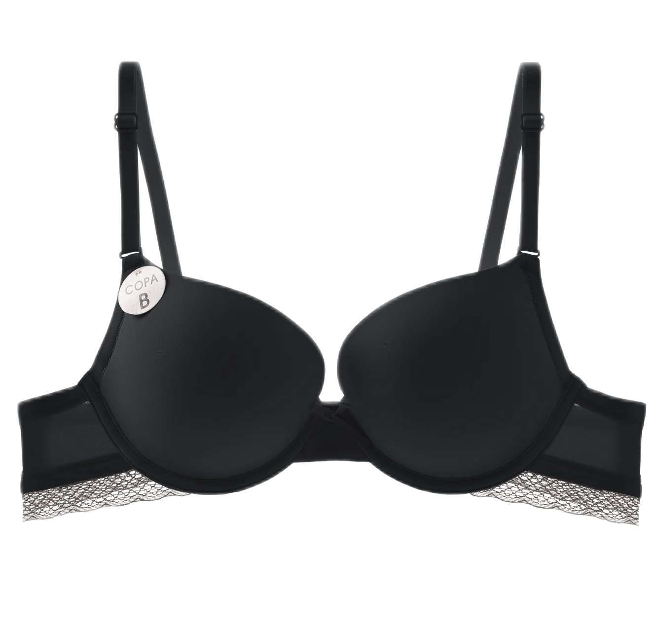 New Design Sexy Glossy Solid Lace Breathable Bra Underwire Bra Women