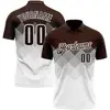 Rhombus-brown and White